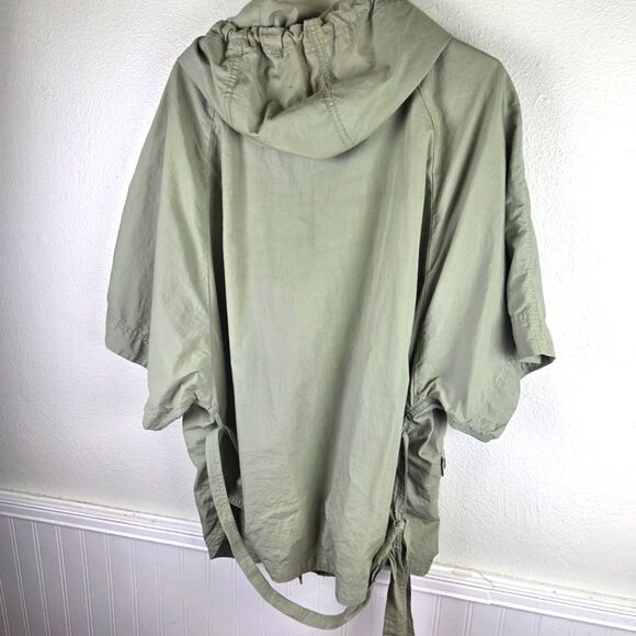 Women's LOFT Light Green Hooded Cotton Lightweight Jacket Size XL - Picture 9 of 11